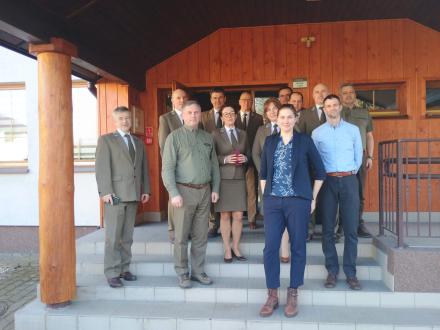 Zdjęcie ze spotkania FSC Polska z RDLP w Krośnie